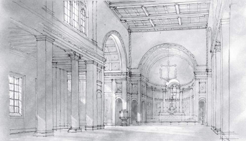 Saint Charles Borromeo Chapel sketch